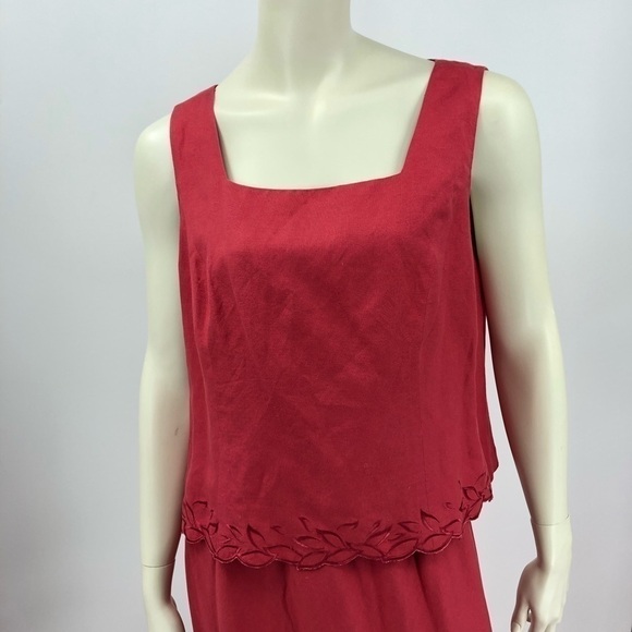 Adrianna Papell Women's 16 Pink Lined Skirt Set - Picture 2 of 11